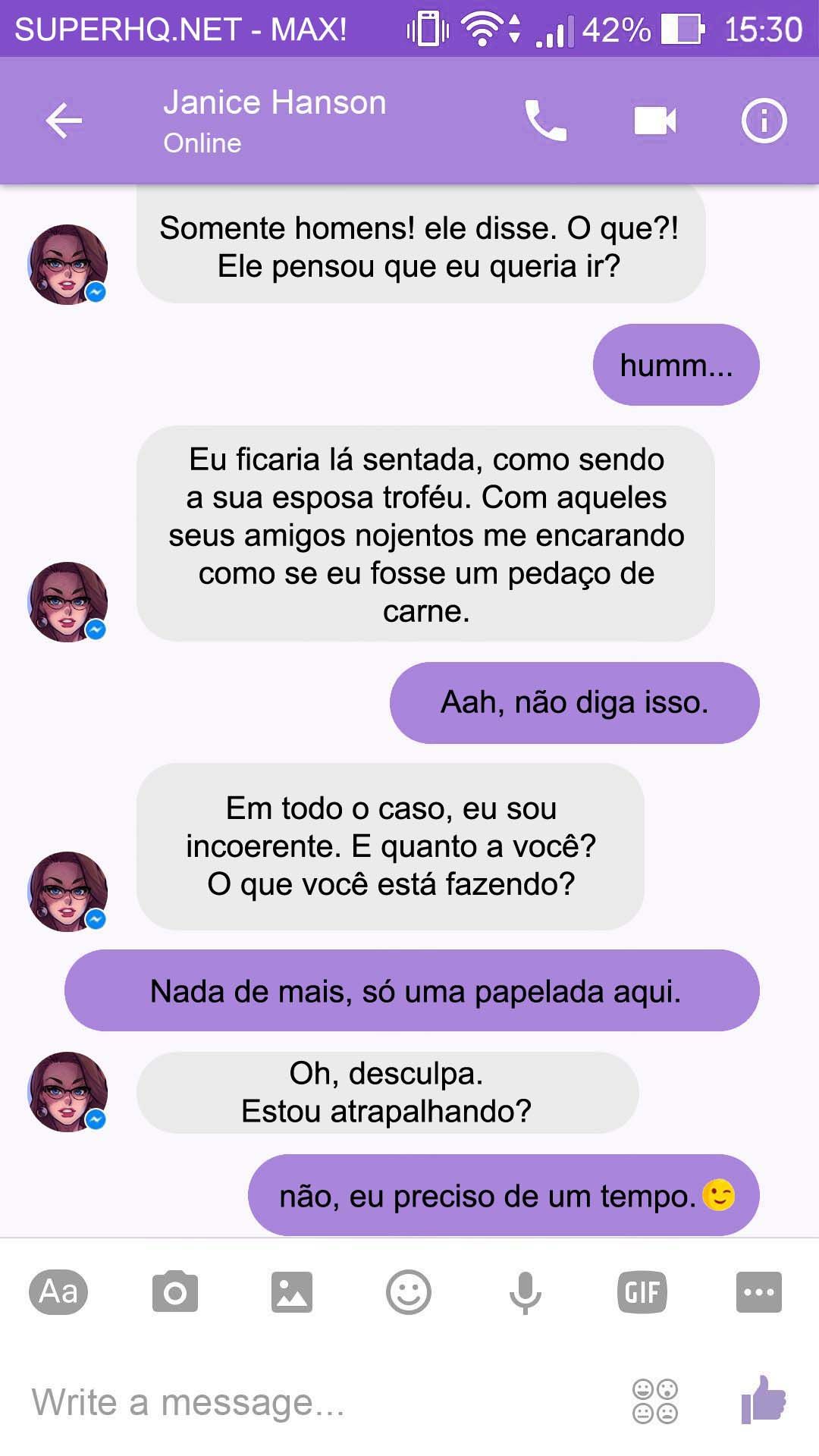 Chat Com a Janice