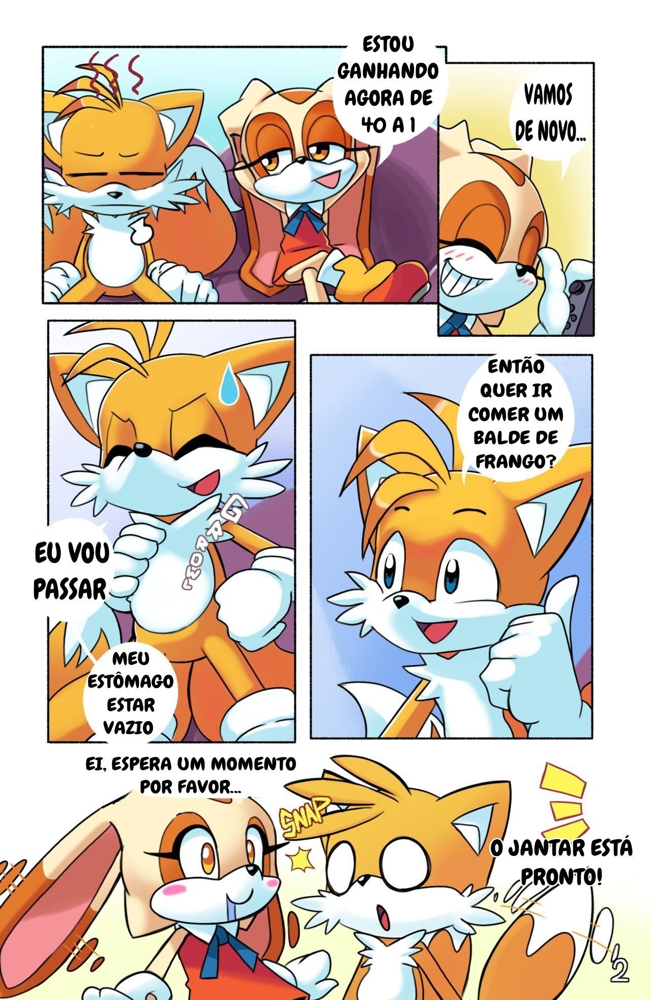 Momento Gamer do Tails